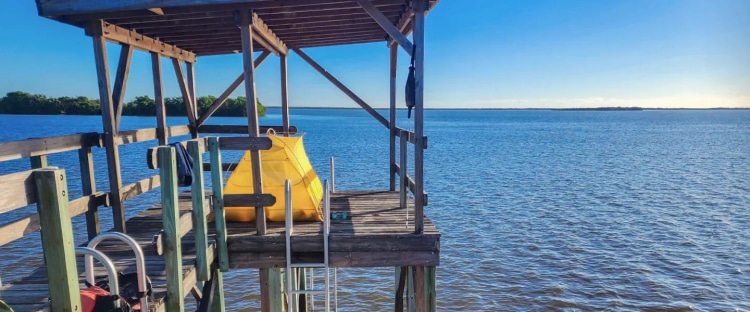 Wild Camping Above the Water in Everglades National Park