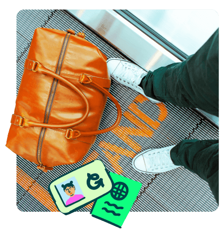 Boarding pass duffel sales