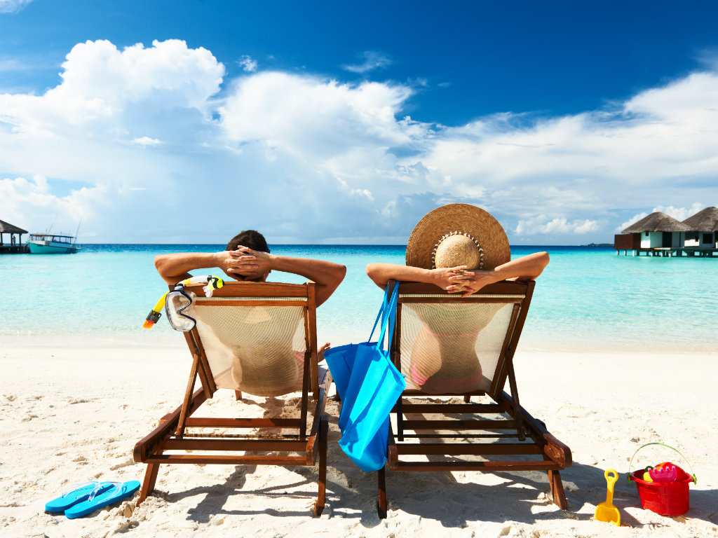 couple on the beach