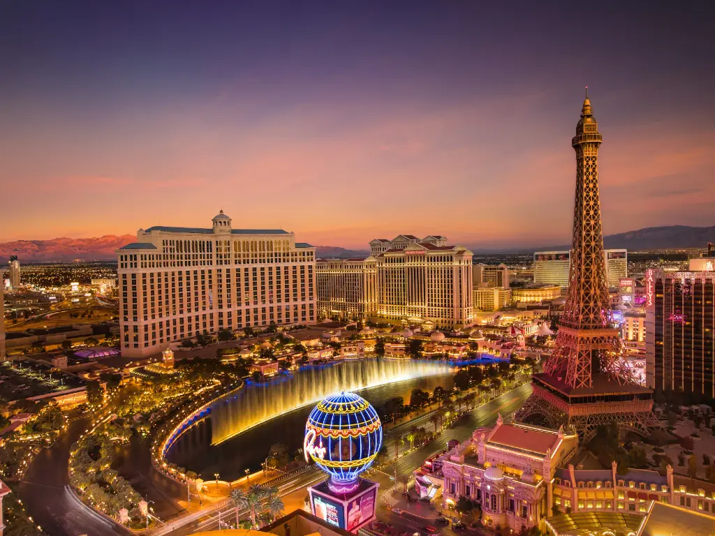 the las vegas strip