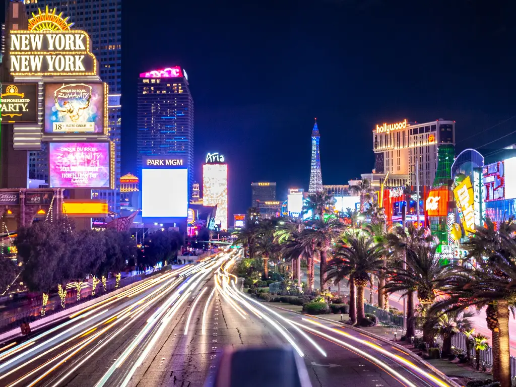 Las Vegas at night