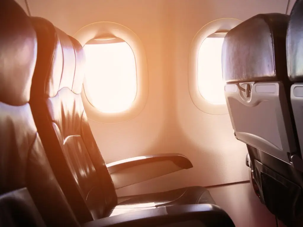 domestic first class seats on a plane.