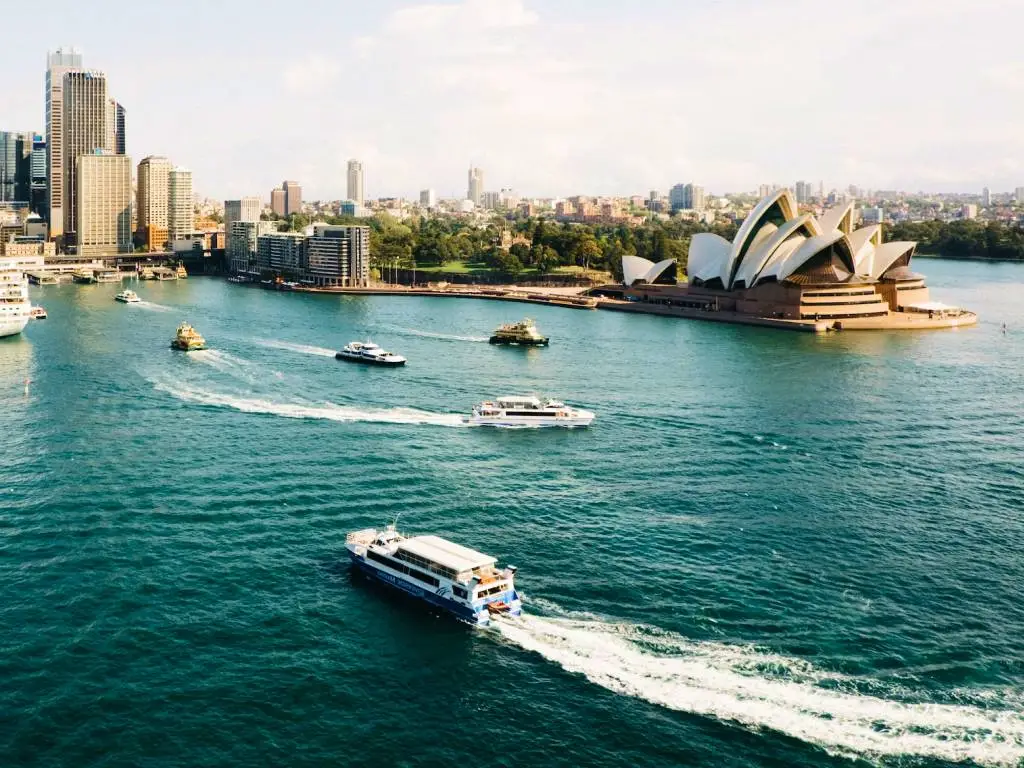 Sydney Harbour from above