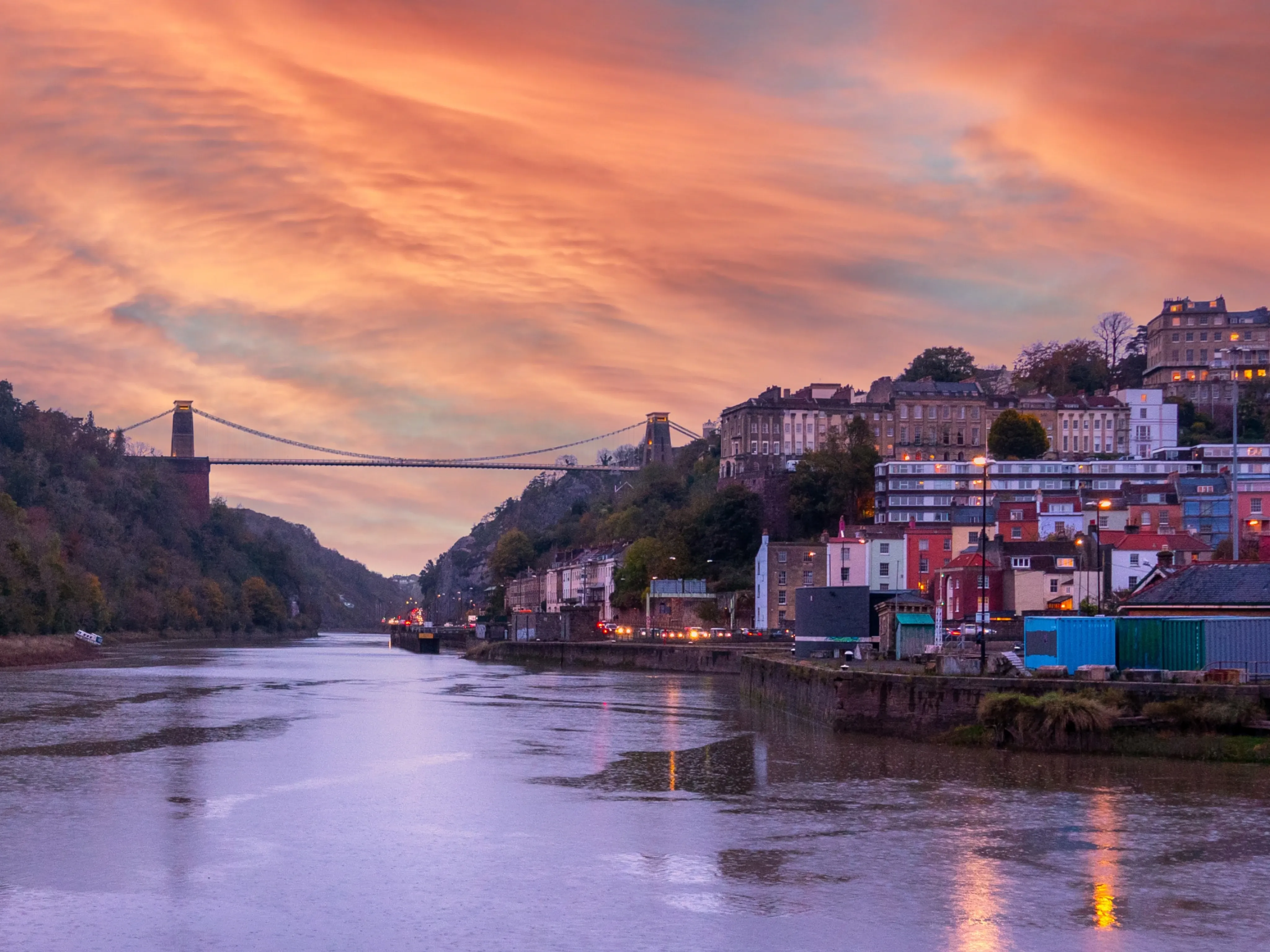 The waterfront in Bristol, England