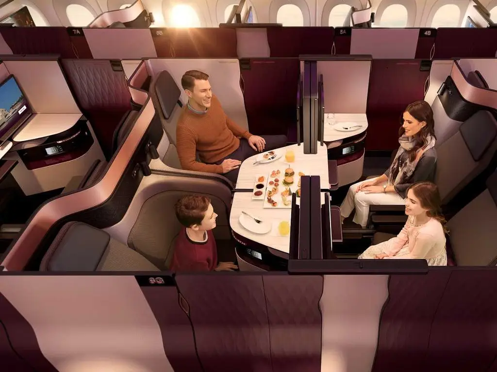 Qatar Airways Qsuite.