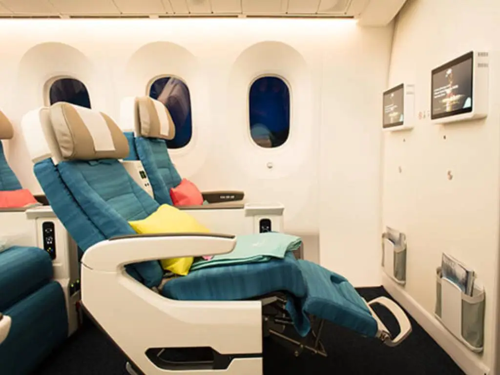 Air Tahiti Nui premium economy.