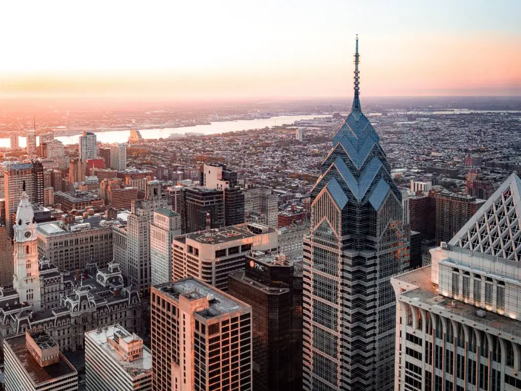 Philly city skyline