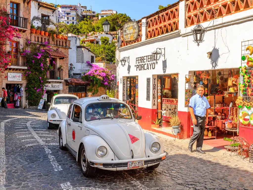 The town of Taxco near Mexico City