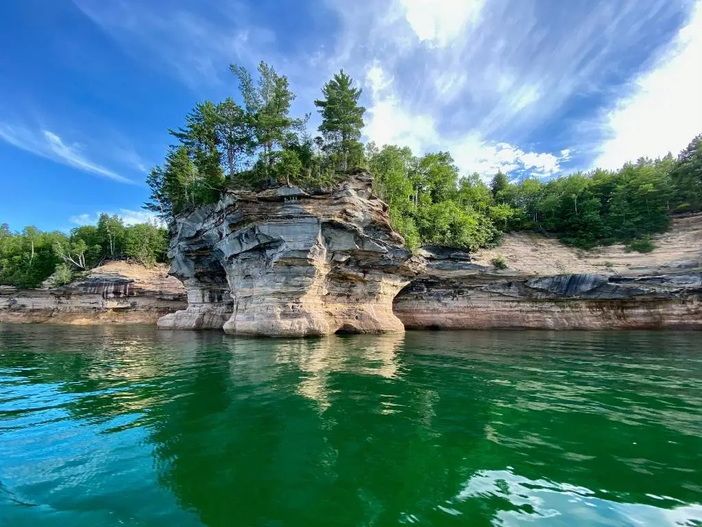 Pictured Rocks National Seashore in Michigan's Upper Peninsula