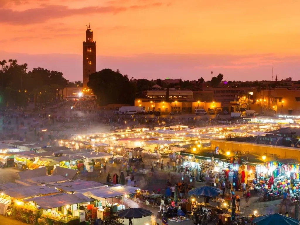Djemaa el Fna in Marrakesh.