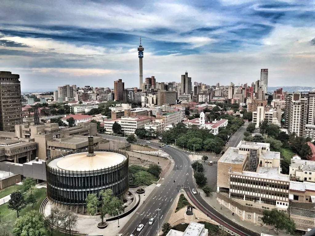 city of Johannesburg, South Africa.