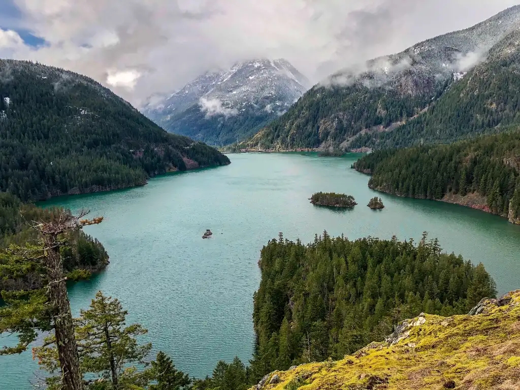 Diablo Lake in North Cascades National Park in Washington