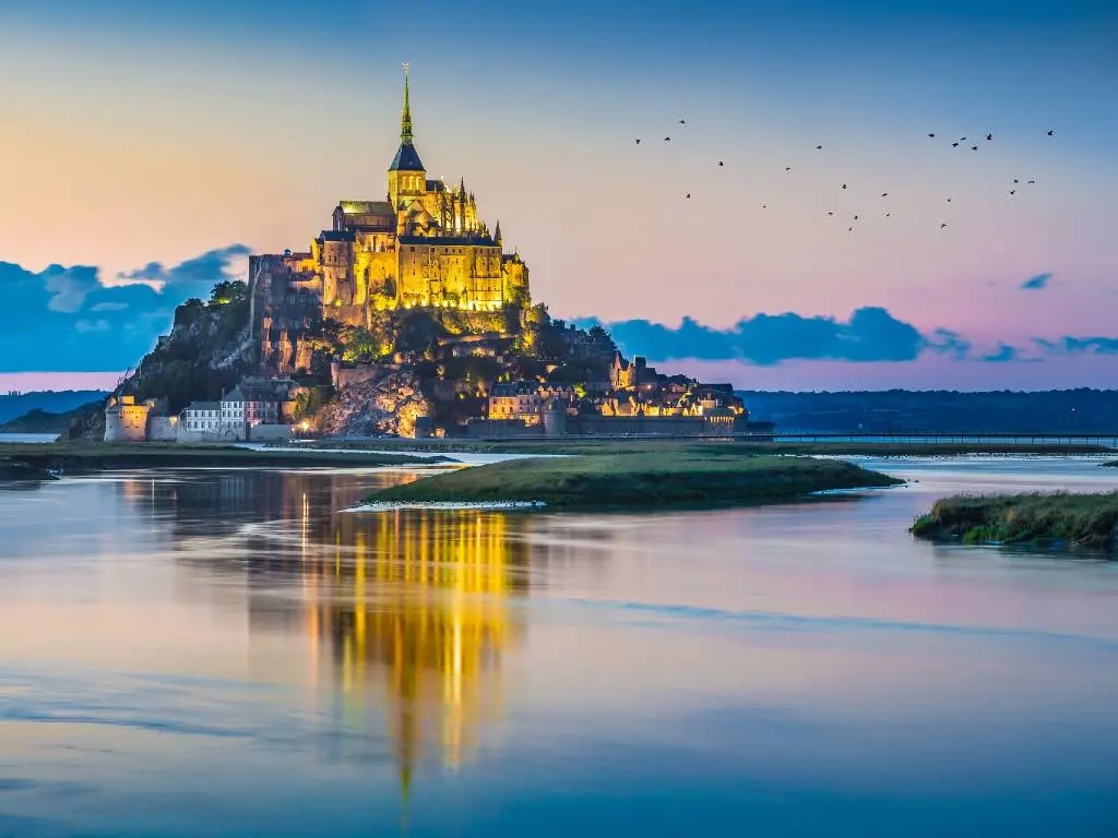 Mont St. Michel in France.