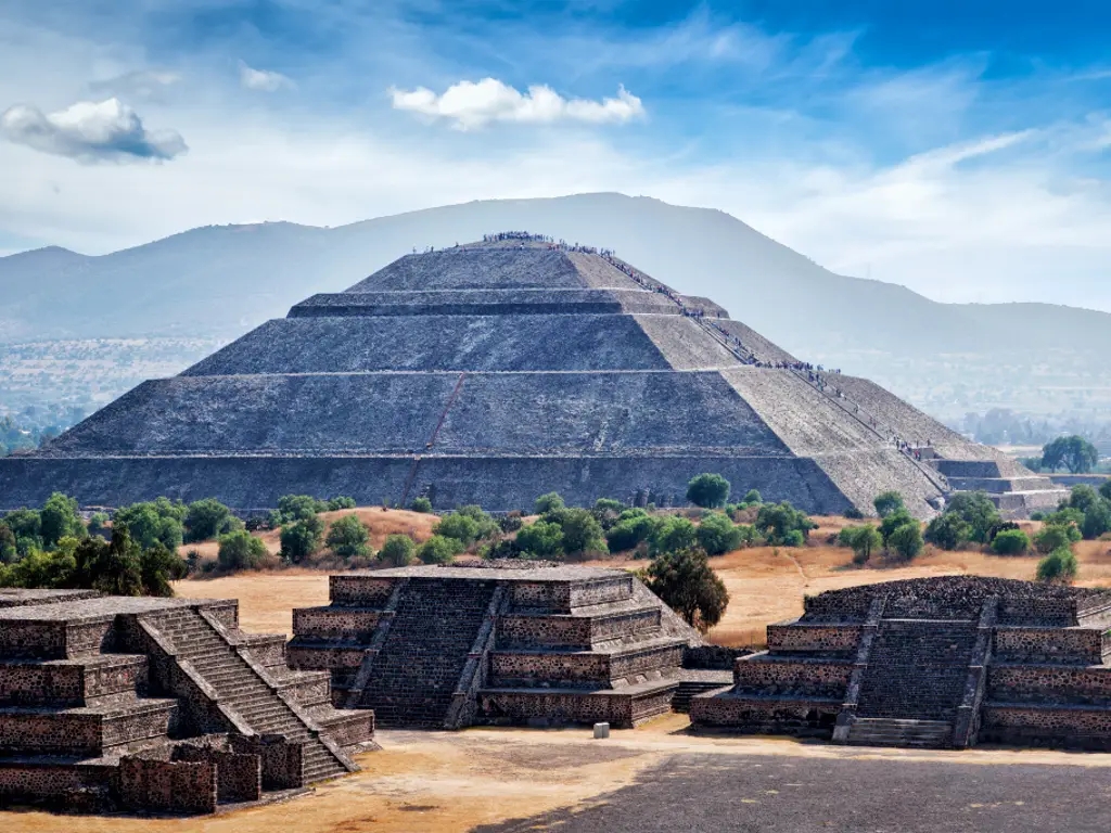 Teotihuacán pyramid in Mexico City