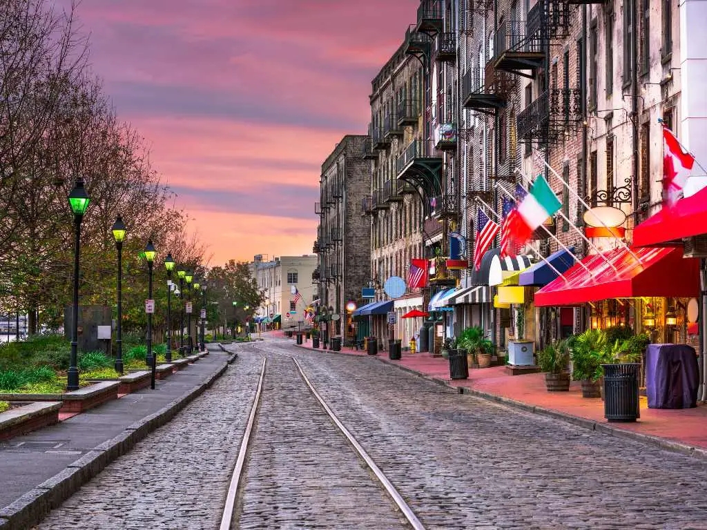 main street in Savannah