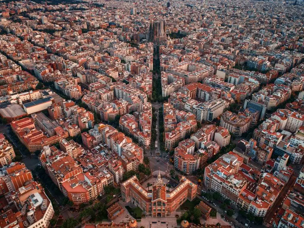 Barcelona from above