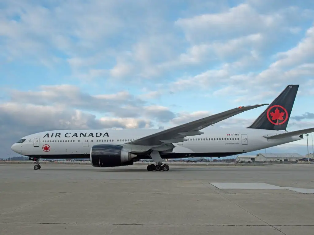 Air Canada plane.