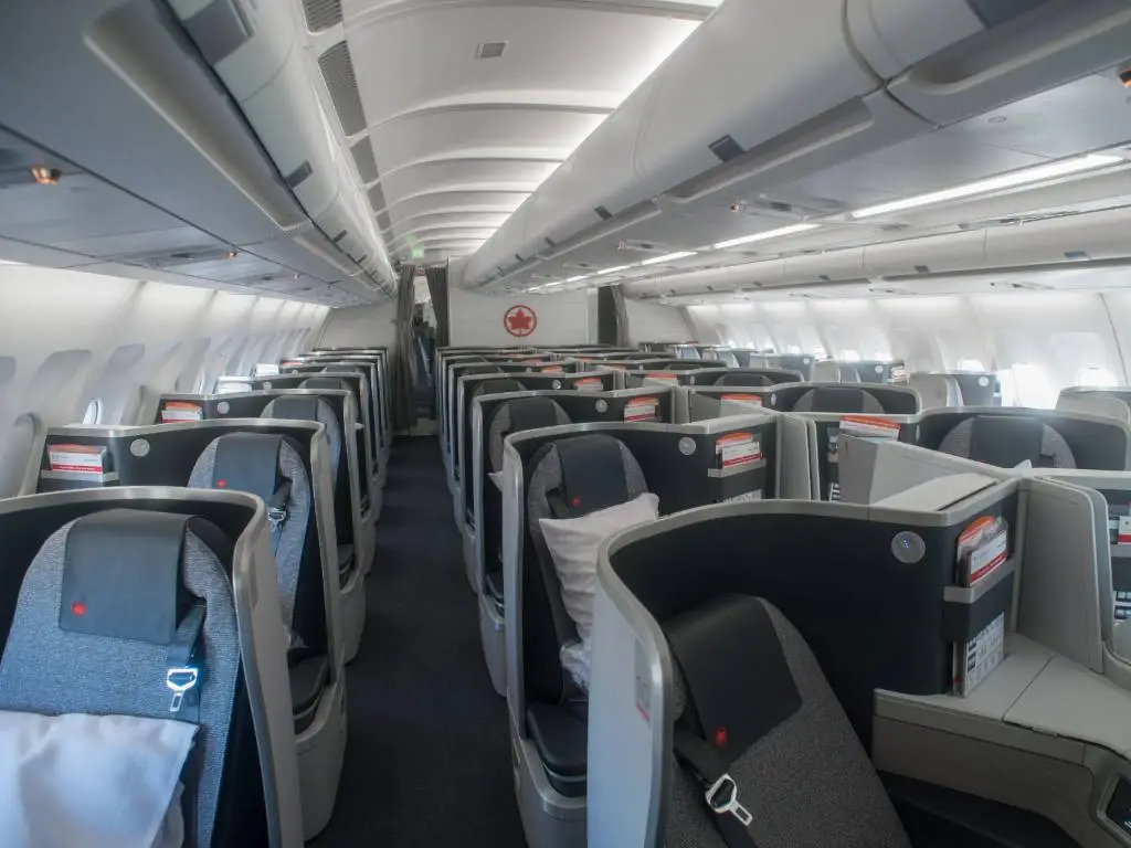 Air Canada business class