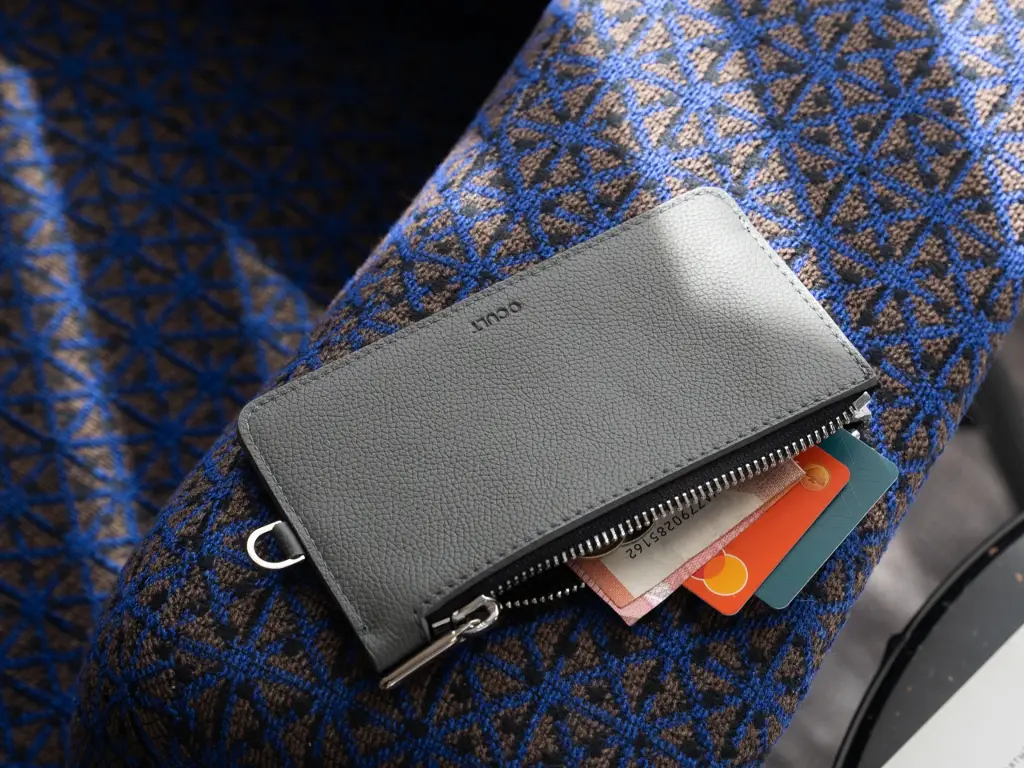 wallet with credit cards