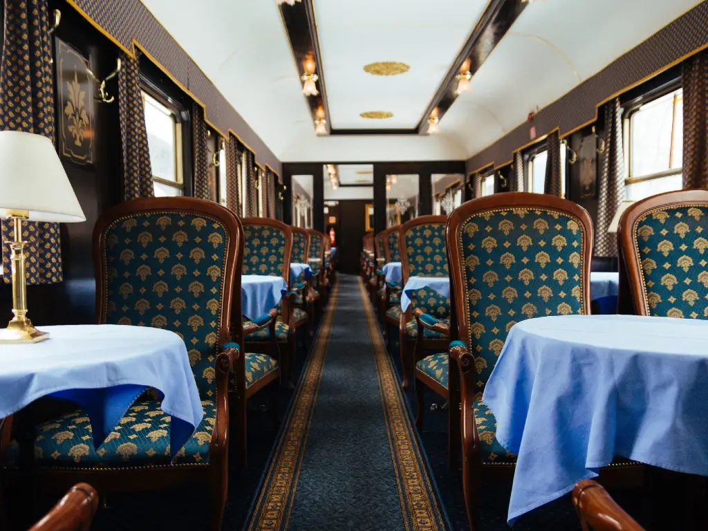 riding the orient express train 