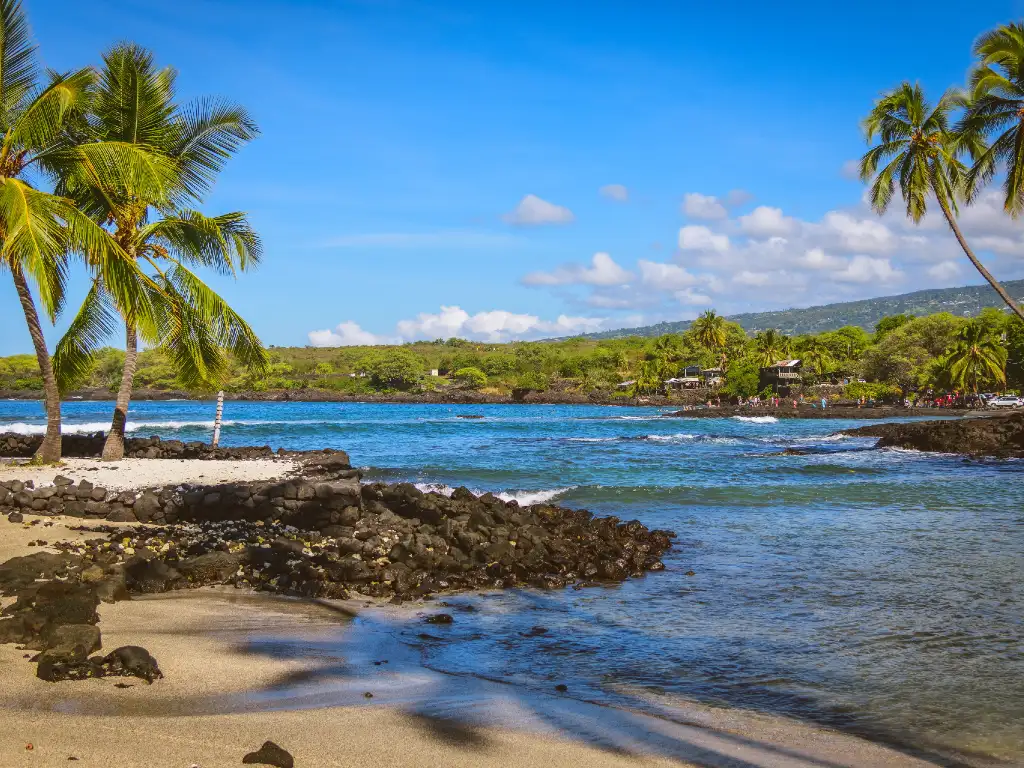 beach on Hawaii island