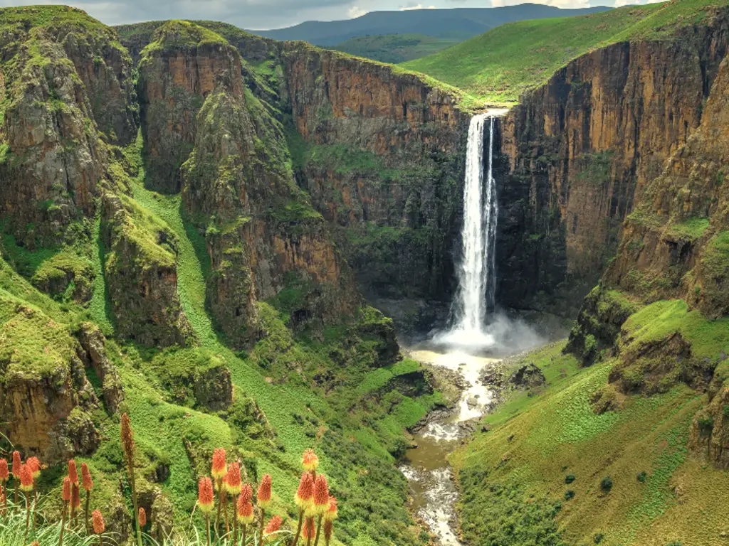 Maletsunyane Falls in Lesotho