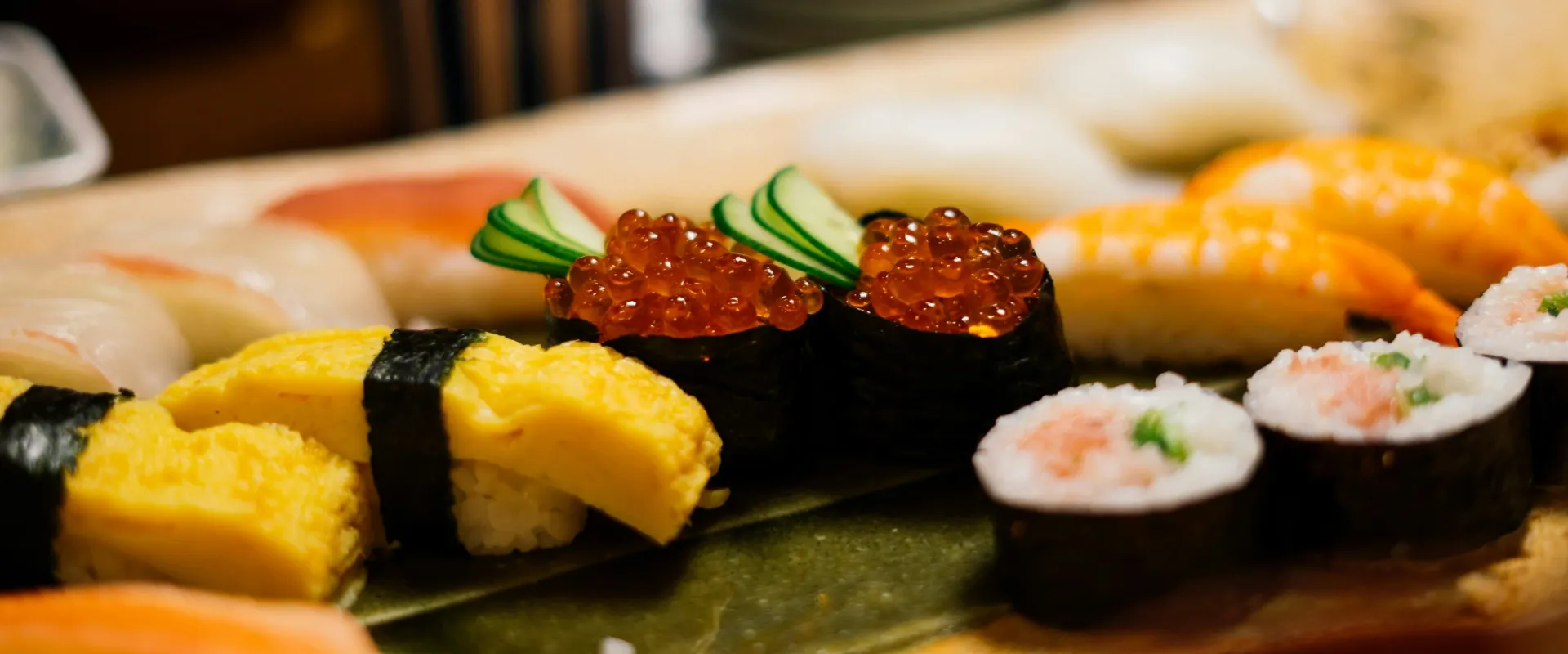 A table of food in Japan
