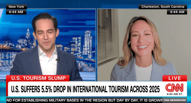 US Suffers 5.5% Drop in International Tourism Across 2025