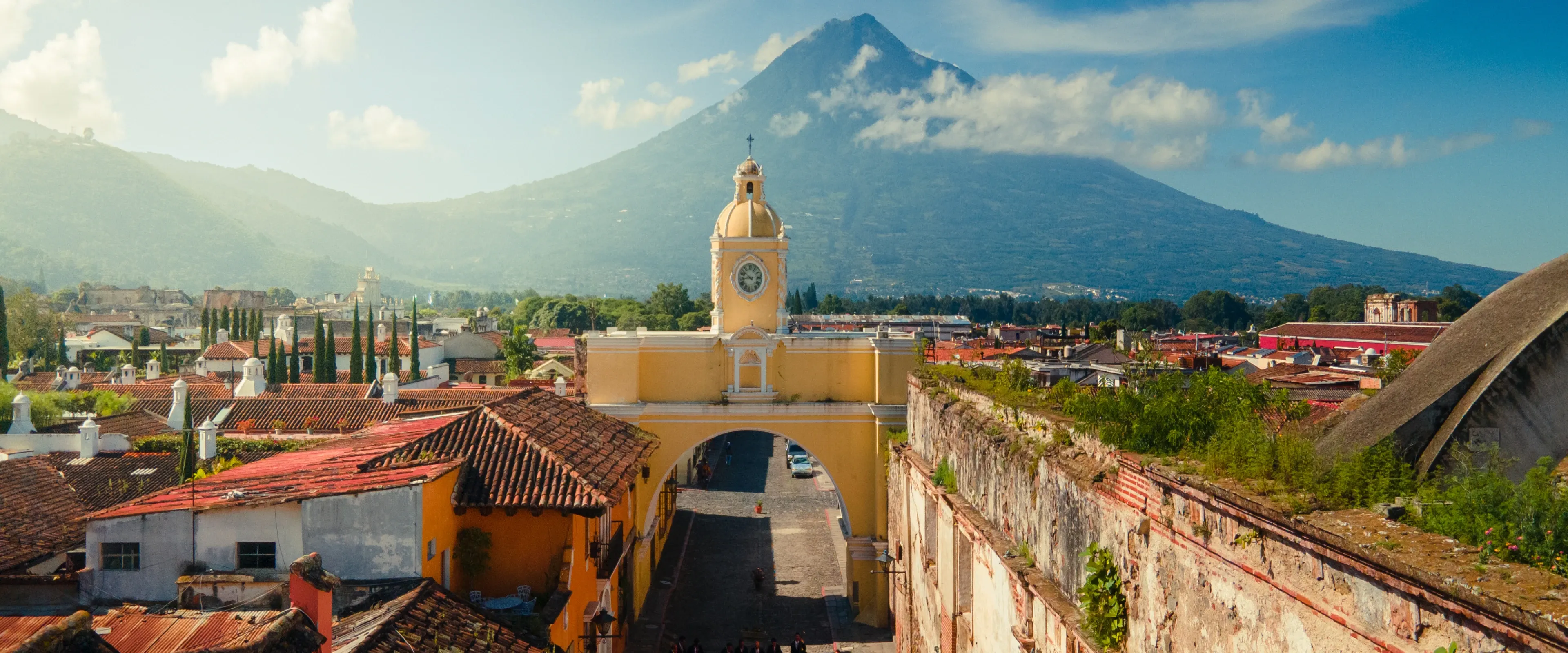 Aerial photo of Guatemala