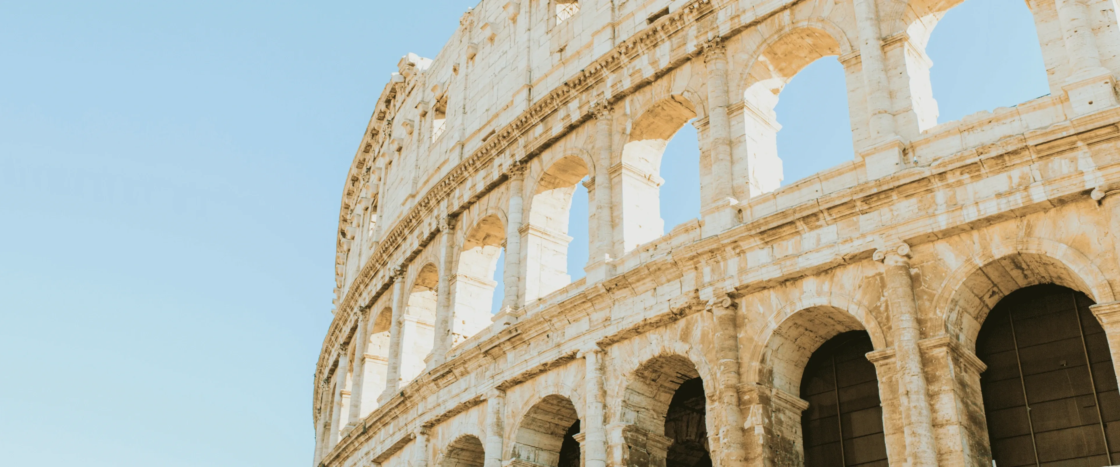 Close up of the Colosseum