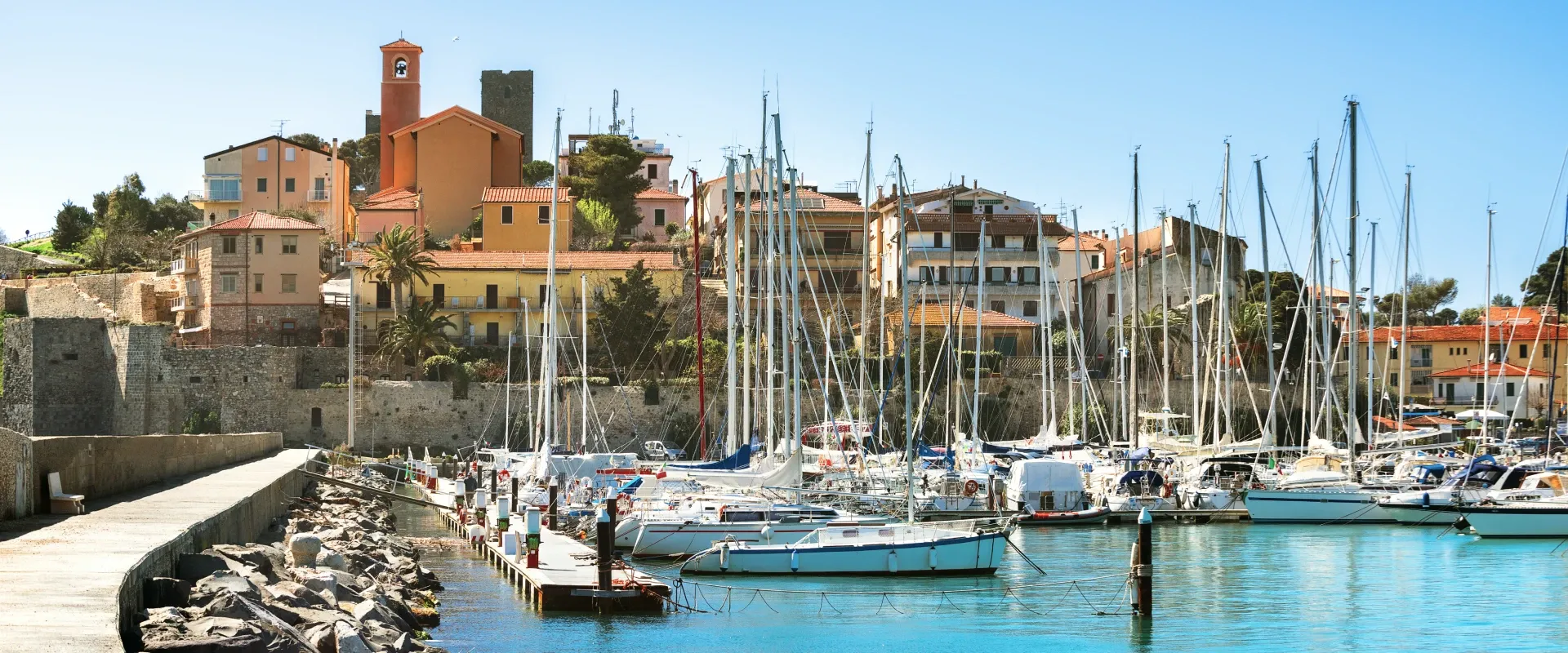 Port in Talamone, Italy