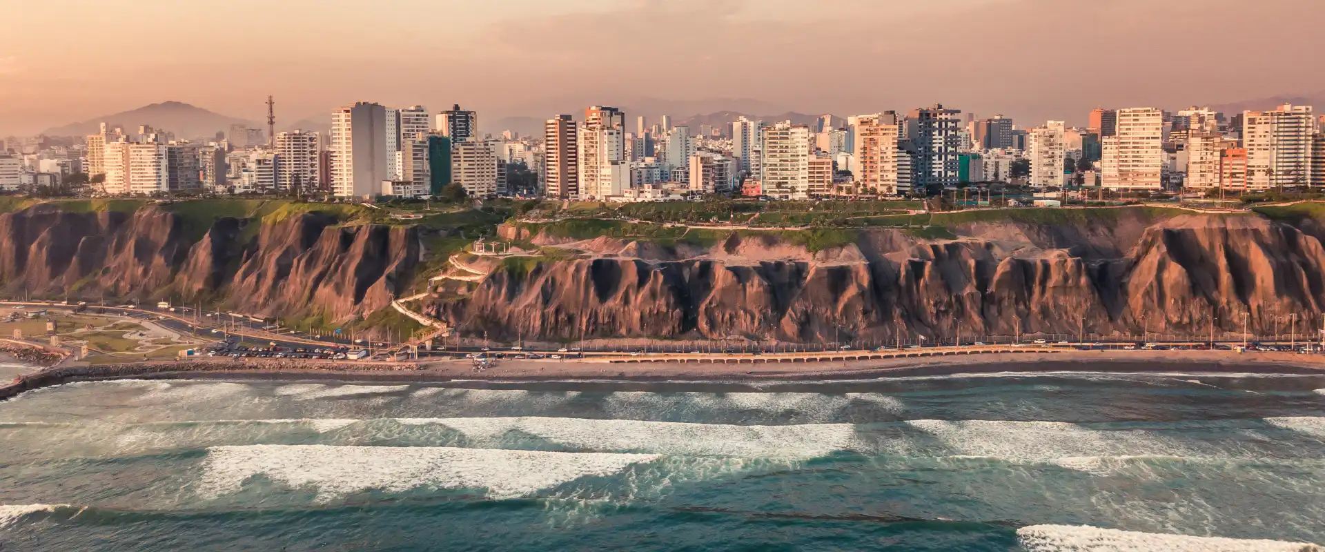 Lima coastline