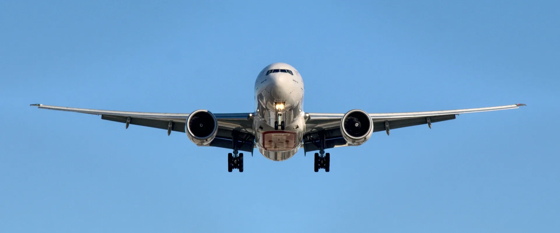 Plane in flight