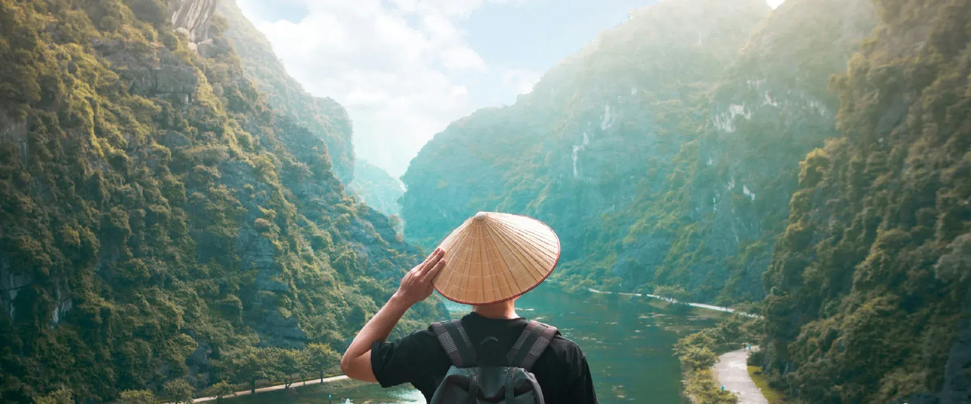 Traveler in Southeast Asia
